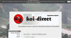 Desktop Screenshot of koi-direct.de